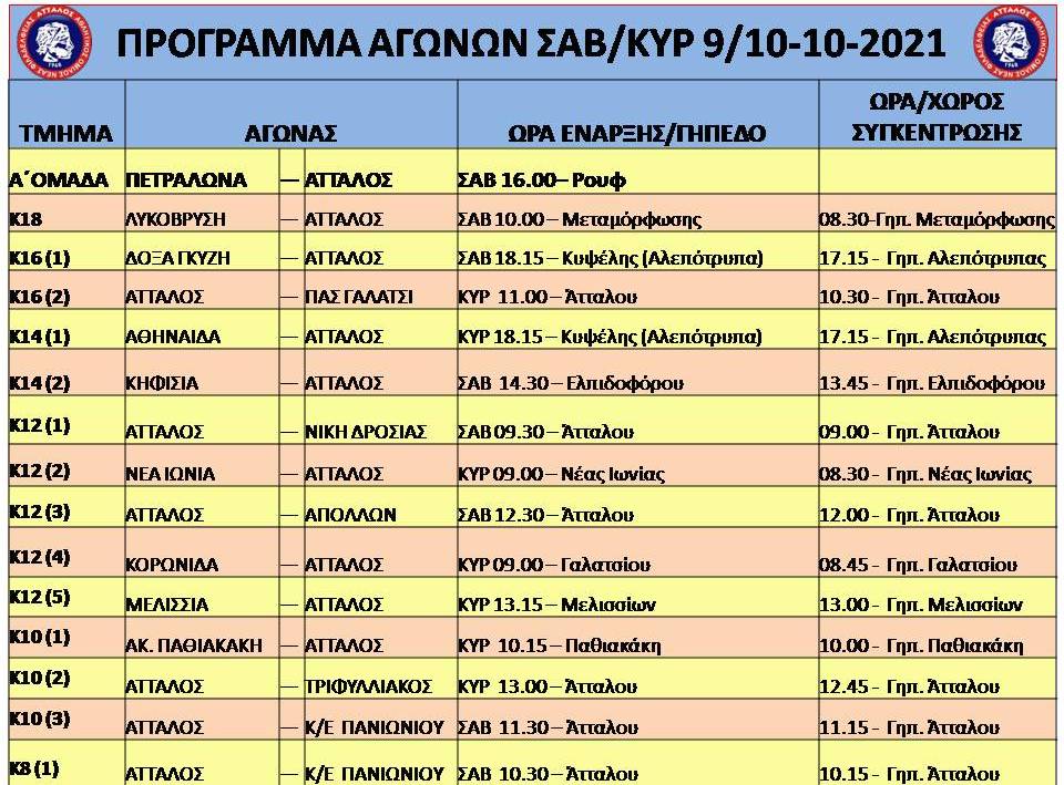 programma 9.10.21