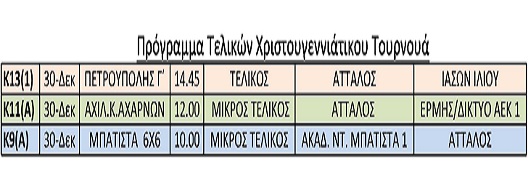 programma telikon dek 23